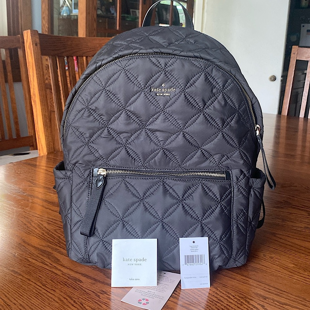 Large Kate Spade backpack Chelsea quilted